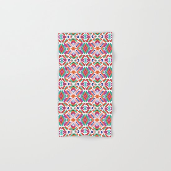 Watercolor Boho Dash 3 Hand & Bath Towel