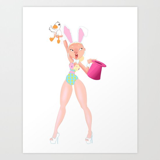 Easter Bunny Art Print