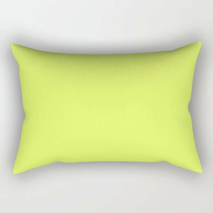 Florescent Yellow Rectangular Pillow