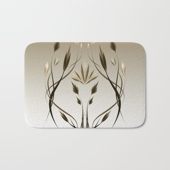 floral emblem 1 Bath Mat