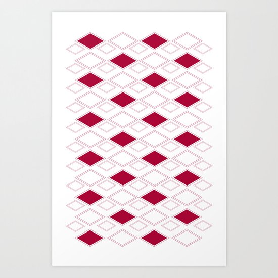 Diamonds Art Print