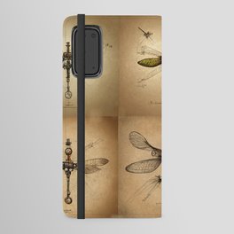 Steampunk Mechanical Dragonflies Android Wallet Case