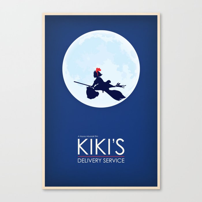 Kikis Delivery Service Canvas Print By Fluffypancakes Society6