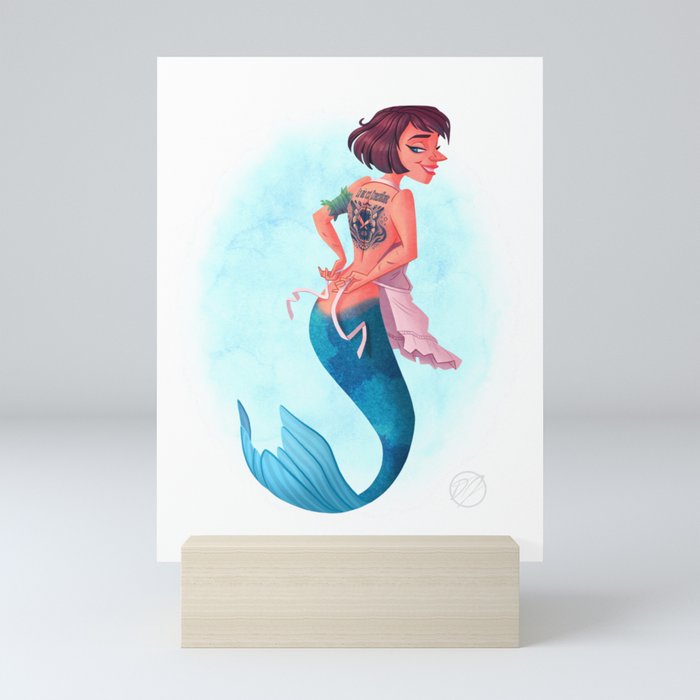 OCÉANNE -  World Class Mermaids Mini Art Print