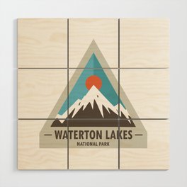 Waterton Lakes National Park Wood Wall Art