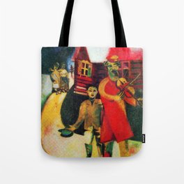 Marc Chagall The Violinist Tote Bag