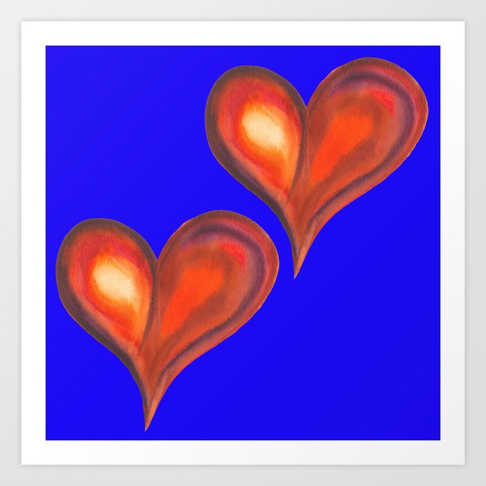 Download 80 Background Art Hearts Paling Keren