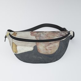 Expressionism Egon Schiele Fanny Pack Self-portrait grimacing