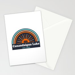 Canandaigua Lake New York Rainbow Stationery Card