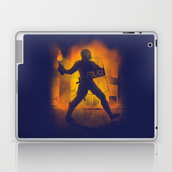 Riot Cop Laptop & iPad Skin