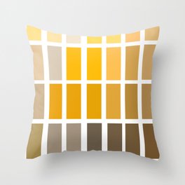 Munsell Chart Art / Archaeology Print/ Color Wheel Art Throw Pillow