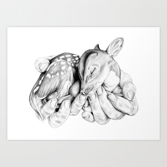 Fawn Art Print