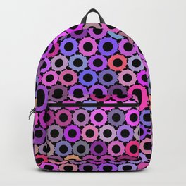 Pink Purple Sprockets Backpack