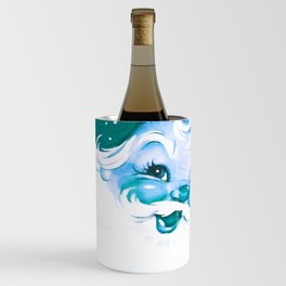 Santa Clause Turquoise Blue Wine Chiller