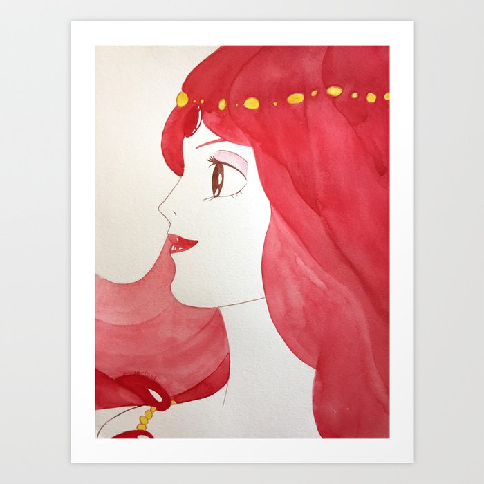 The Goddess Of Mercy Art Print By Dealunaris Society6