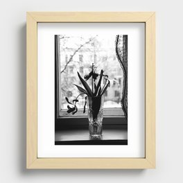 Winter Flowers Recessed Framed Print