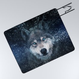 Wolf Guardian Picnic Blanket
