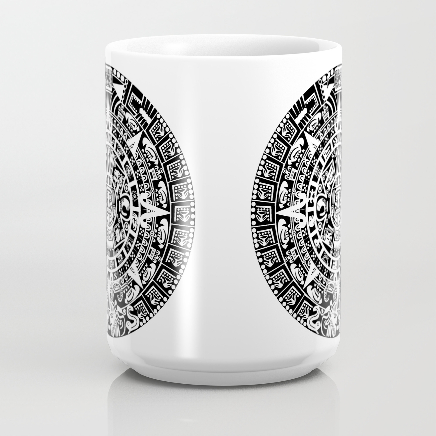Mayan Calendar Coffee Mug by Thin Line Studio | Society6