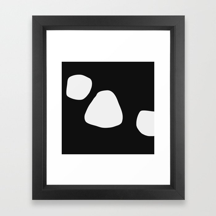 Black abstract #16 Cut the Light Gerahmter Kunstdruck | Graphic-design, Abstrakt, Black-and-white, Modern, Minimal, Schwarz-weiß, Black, White, Black-white, Black-abstract