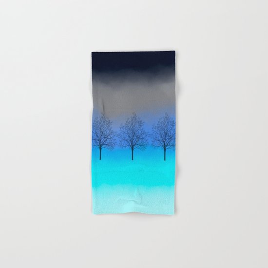 Abstract trees Hand & Bath Towel