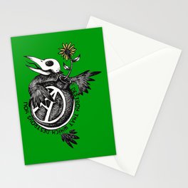 Destroy That Which Destroys You - Anarchist, Radical, Bird Stationery Cards