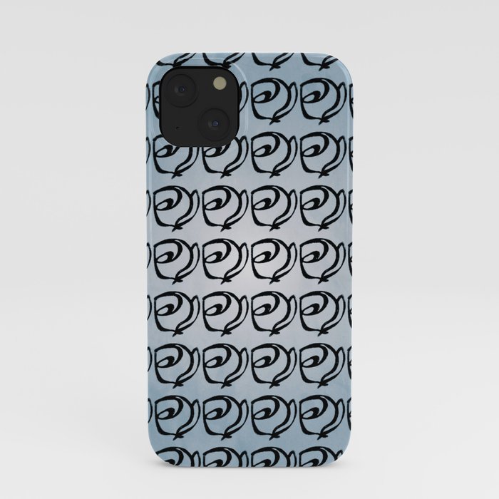 Rows of Flowers, Sky iPhone Case