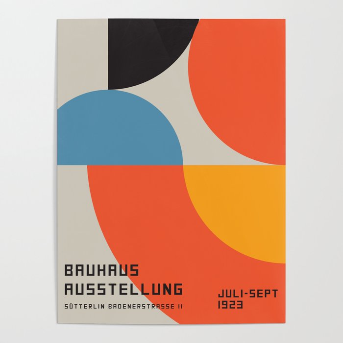 Vintage poster-Bauhaus Ausstellung 1923. Poster