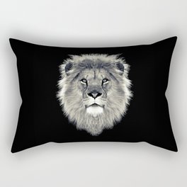 Lion Portrait Rectangular Pillow