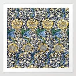 Kennet William Morris Vintage Floral Art Print