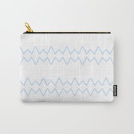 Pattens Blue Mountainscape | Beautiful Interior Design Carry-All Pouch | Vivid, Paleblue, Blue, Interiordesign, Bright, Simple, Modern, Graphicdesign, Solid, Pattern 