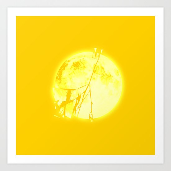 Broken Sun Art Print