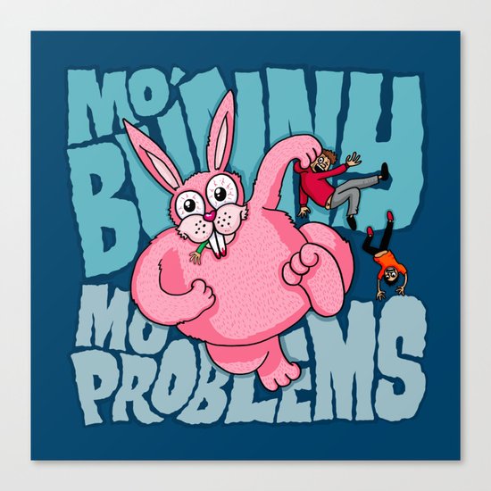 Mo Bunny... Canvas Print