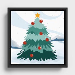 Christmas Tree - Day Framed Canvas