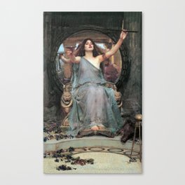 John William Waterhouse - Circe Offering the Cup to Ulysses Canvas Print