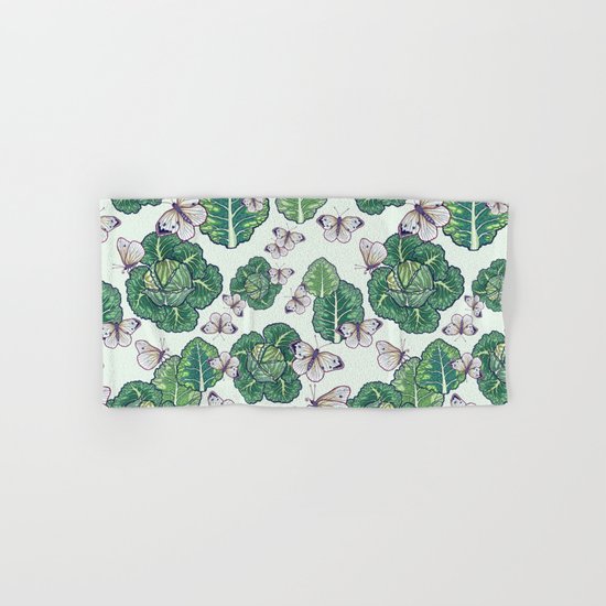 butterflies in the garden Hand & Bath Towel