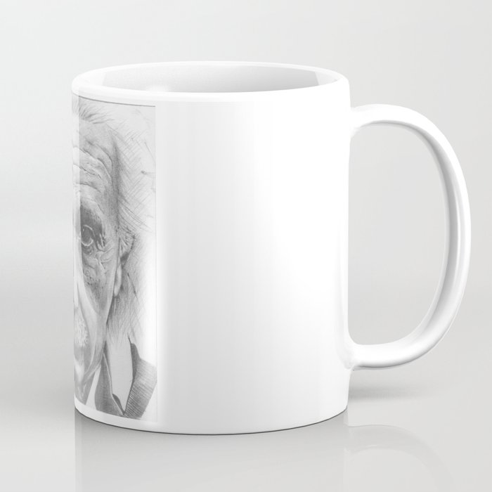 Albert Einstein // Graphite Coffee Mug
