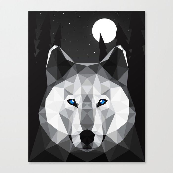 The Tundra Wolf Canvas Print