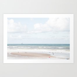 At the beach of Lacanau – Digital print – Travel Photography France, Europe by Diana Smits Art Print