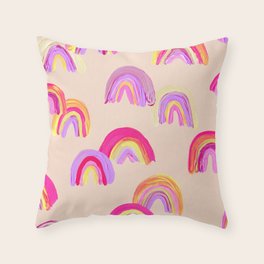 Minimal Unicorn Throw Pillows Society6