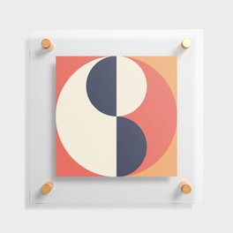 Geometric Midcentury Bauhaus Floating Acrylic Print