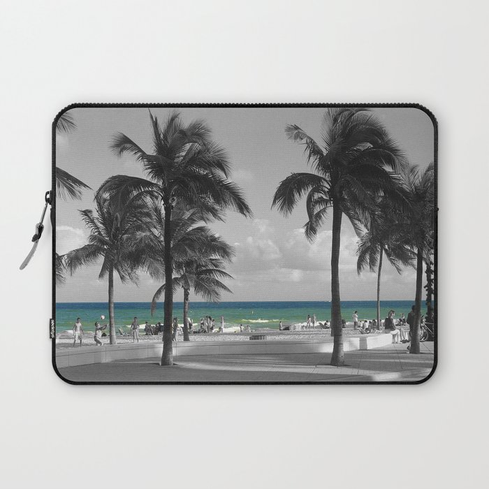 Miami Beach Florida Ocean photography Laptop Sleeve