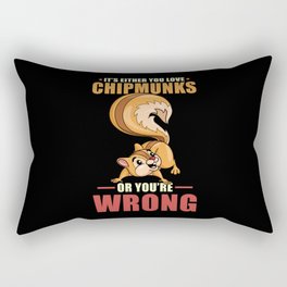 Chipmunk Rectangular Pillow