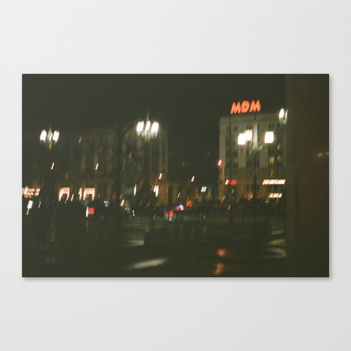 Night's Out Canvas Print