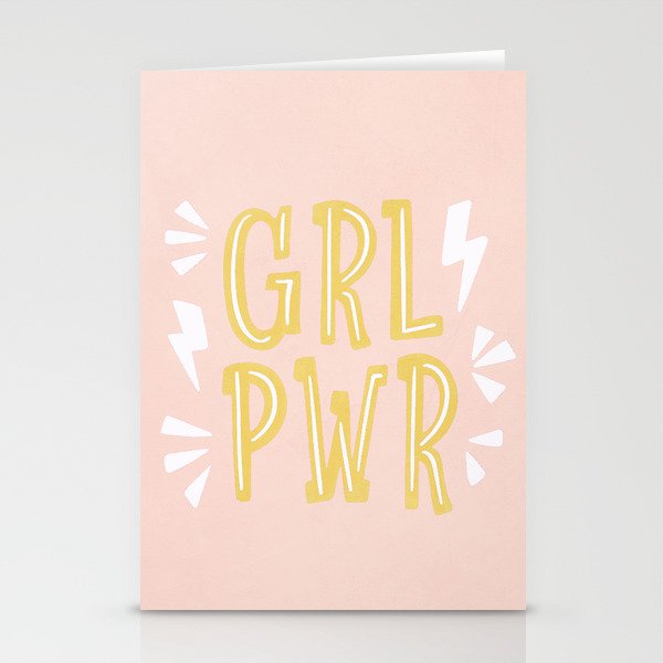GRL PWR 2 Stationery Cards