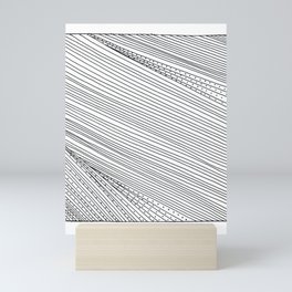 Black-and-white: Speed Mini Art Print