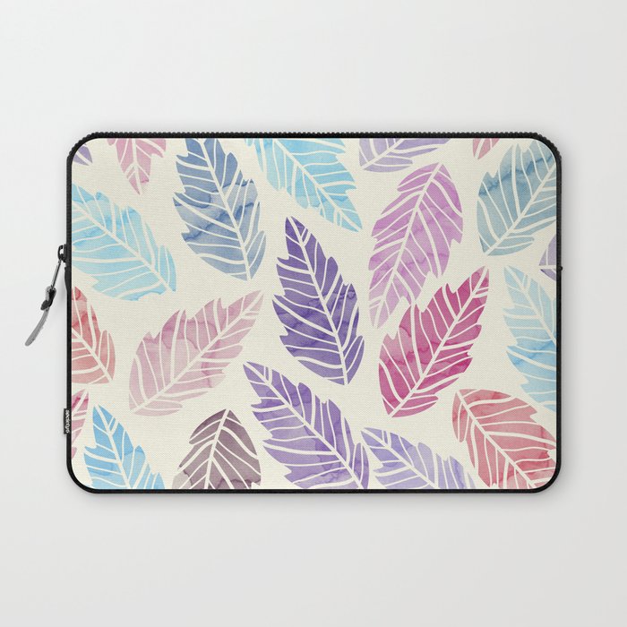 Colorful leaves Laptop Sleeve by Amir Faysal | Society6