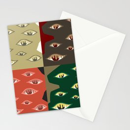 The crying eyes patchwork 1 Stationery Card