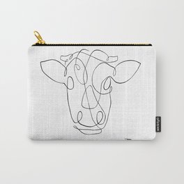 One Line Drawing Carry-All Pouch