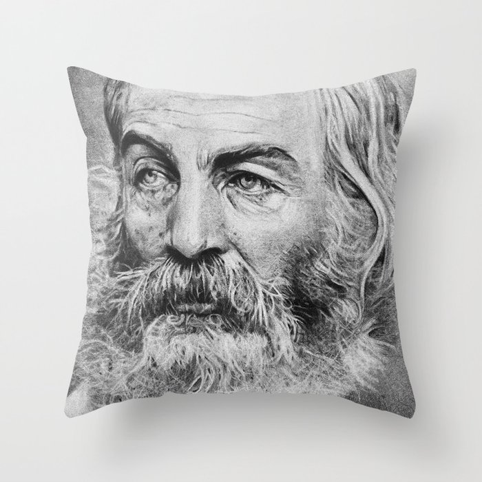 Walt Whitman Throw Pillow