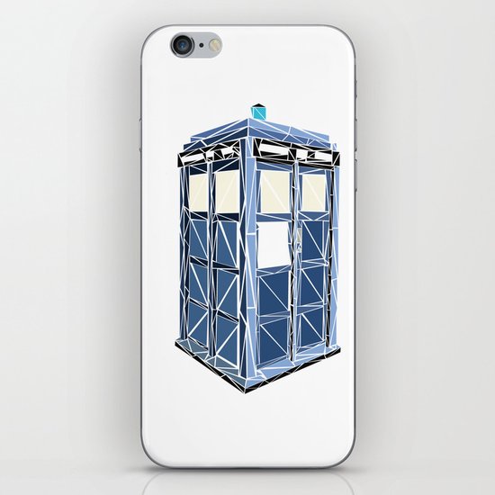 The Tardis iPhone & iPod Skin